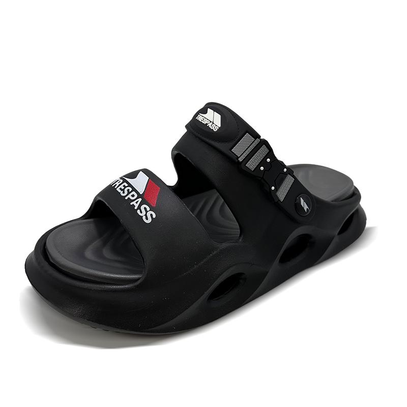 

TRESPASS Пляжные сандалии мужские черные, белые, серые, цвет Black