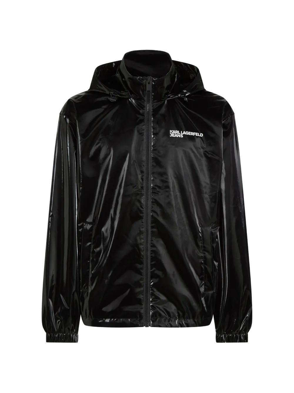 

Куртка на молнии с капюшоном Karl Lagerfeld Jeans, черный