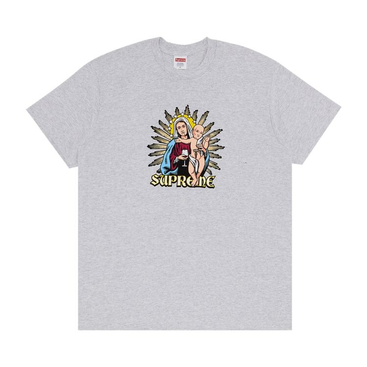 

Футболка Supreme Blood Tee Ash Grey, серый