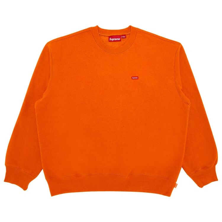 

Толстовка Supreme Small Box Crewneck Rust Orange, оранжевый