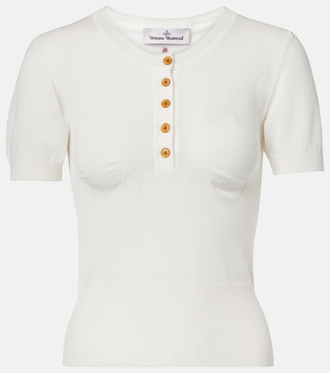 

Хлопковый топ Vivienne Westwood, белый