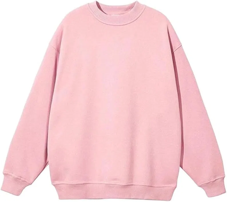 Свитшот женский свободный, Casual, хлопок/полиэстер, White Gray — фото 2