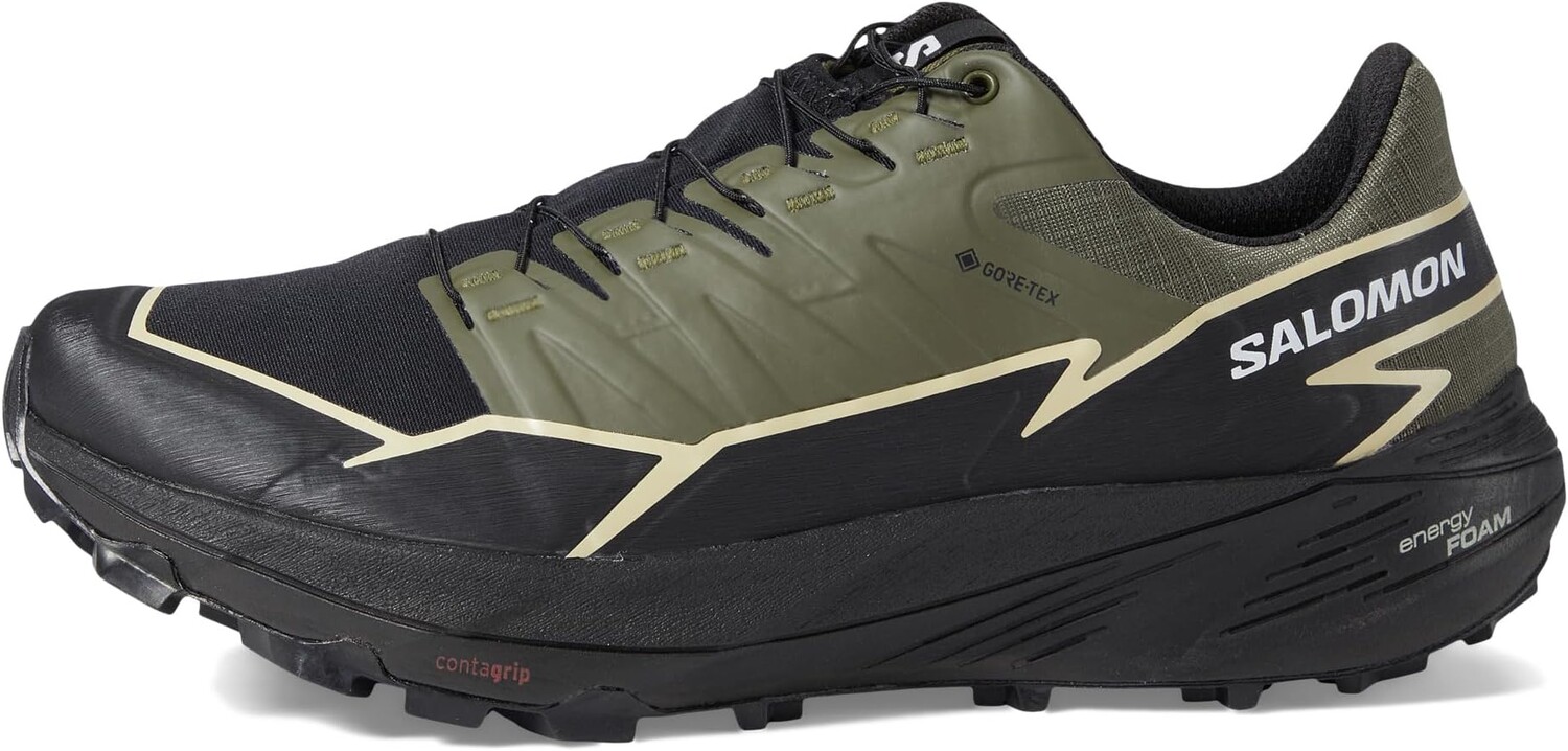 Кроссовки Thundercross GORE-TEX Salomon, цвет Olive Night/Black/Alfalfa — фото 4