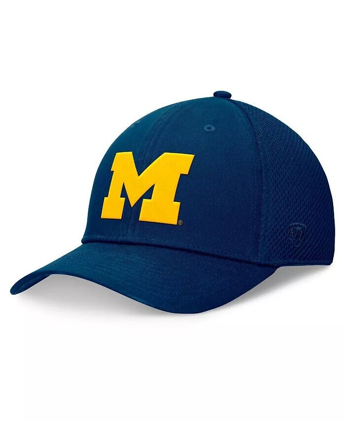 

Мужская темно-синяя шляпа Michigan Wolverines Spacer Flex Top Of The World, синий