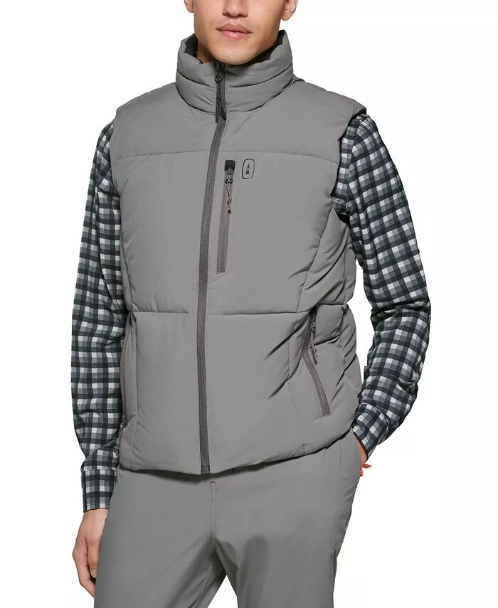 

Мужской стеганый жилет для походов на молнии Glacier BASS OUTDOOR MCY_BASS OUTDOOR_111951, серый