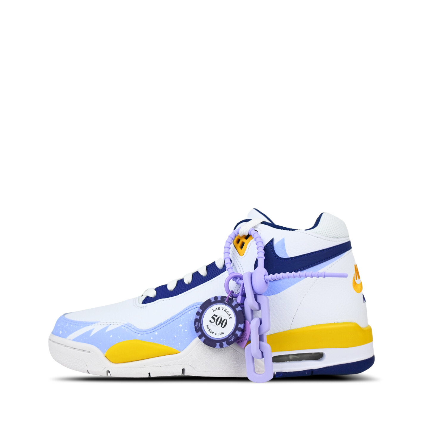 

Баскетбольные кроссовки Flight Legacy Vintage для мужчин, среднего размера, фиолетовый Nike