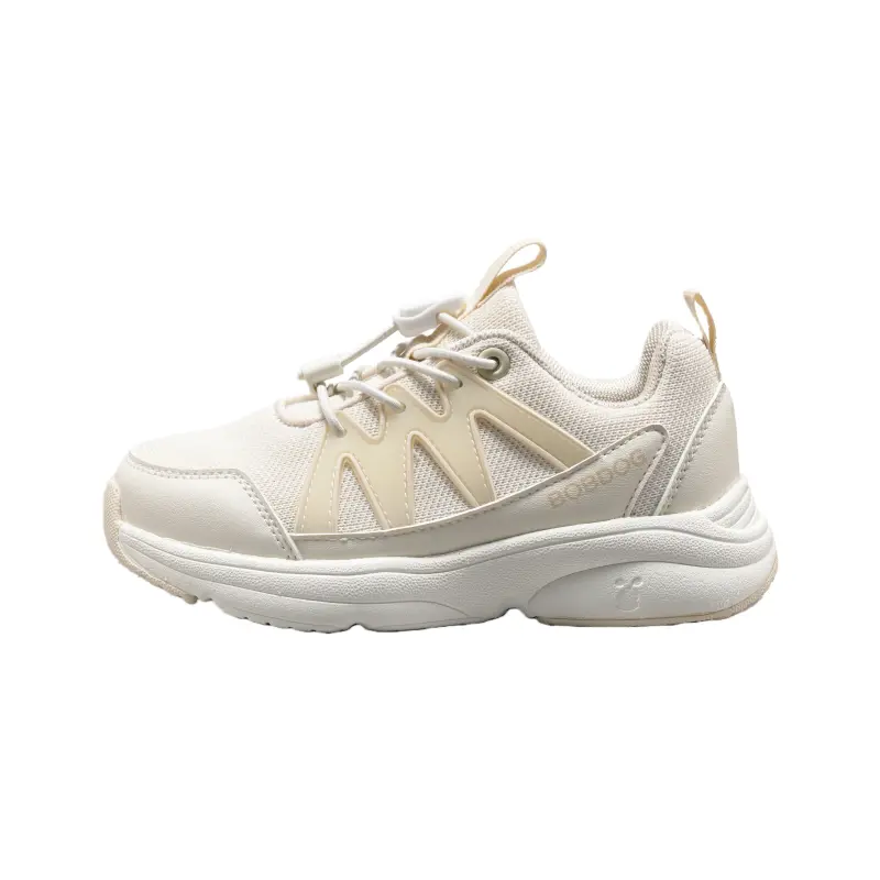 

Synthetic Leather, Textile, дышащие кроссовки для бега с низким верхом и текстильной подкладкой для детей BOBDOG, светло хаки