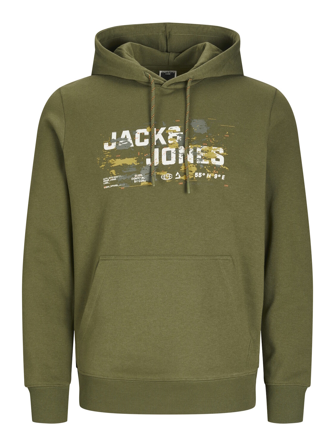 

Толстовка с капюшоном Jack & Jones, зеленый