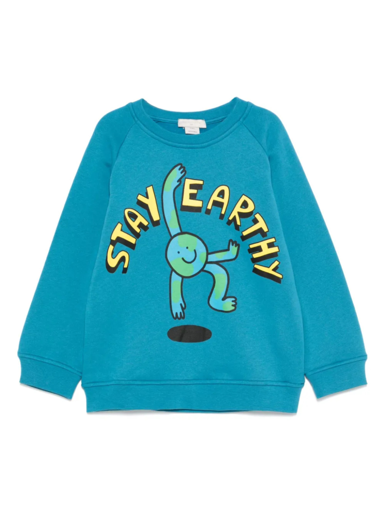 

Хлопковая толстовка Stella McCartney Kids, синий