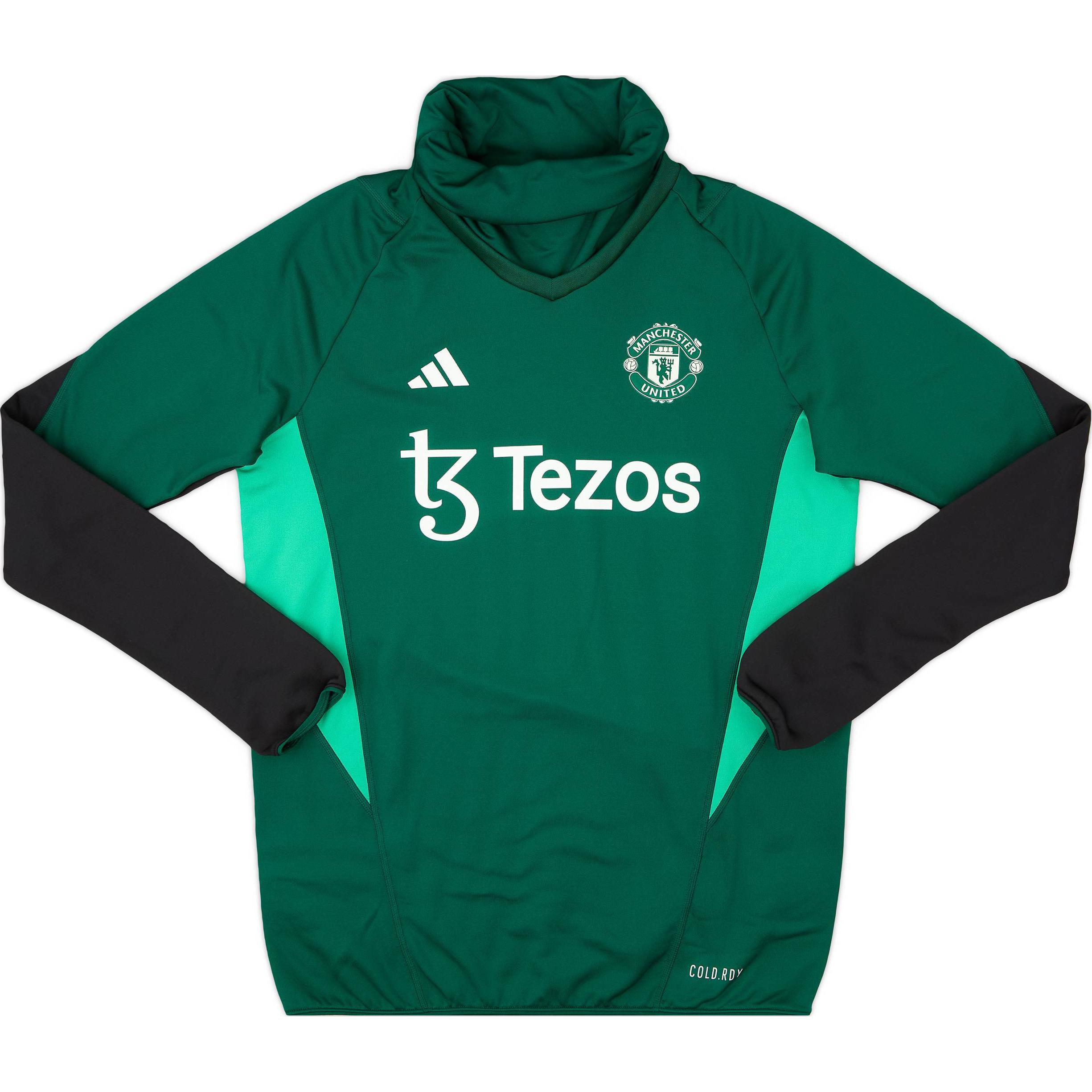 Футболка Manchester United Adidas зеленая унисекс — фото 2