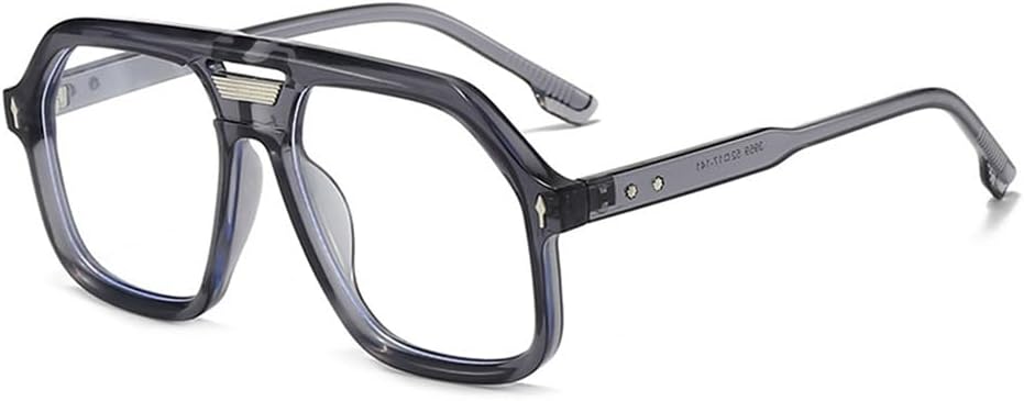 

Женские солнцезащитные очки Double Bridges конфетного цвета с защитой от УФ-излучения UV400 и заклепками, мужские очки для занятий спортом на открытом воздухе, бега и езды generic, Grey Clear