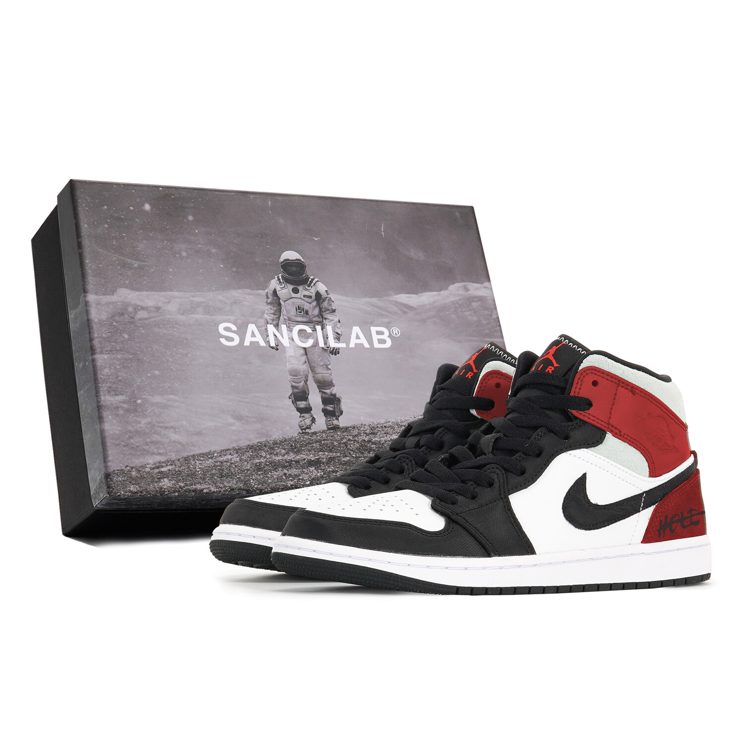 

Баскетбольные кроссовки Air 1 Vintage Men Mid-Top Red/White Jordan