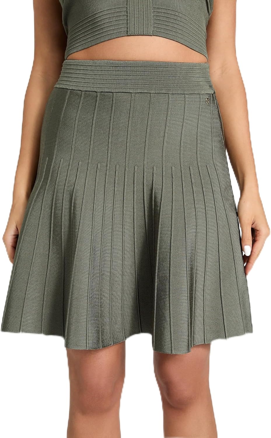 

Юбка GUESS Mirage Ottoman Staci, Green Plant