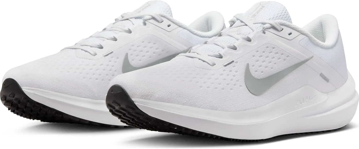 Мужские кроссовки Nike Air Winflo 10, серый белый — фото 4