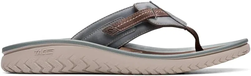 Мужские солнцезащитные сандалии Clarks Wesley, Light Blue — фото 2