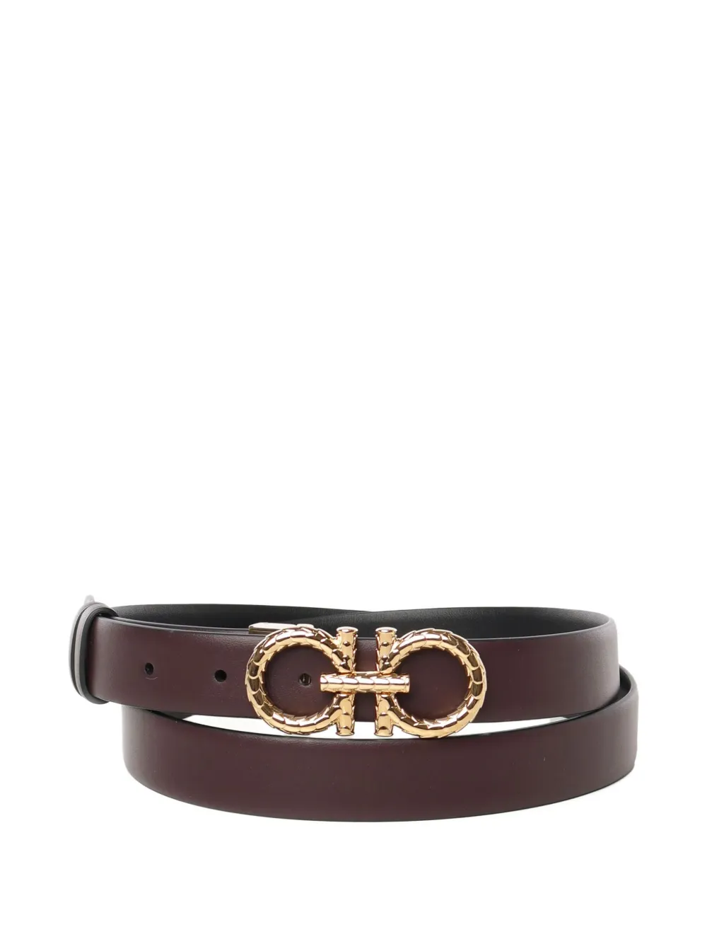 

Ремень с пряжкой Gancini Ferragamo, красный