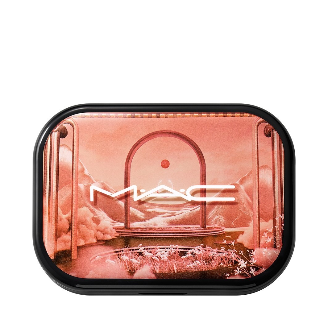 Тени для век connect in eyeshadow palette Mac, embedded in burgundy, вес 6.25 гр. — фото 2