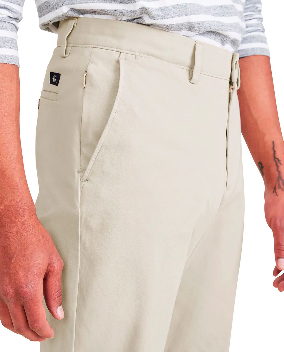 

Мужские эластичные китайские брюки Dockers, цвет Crudo