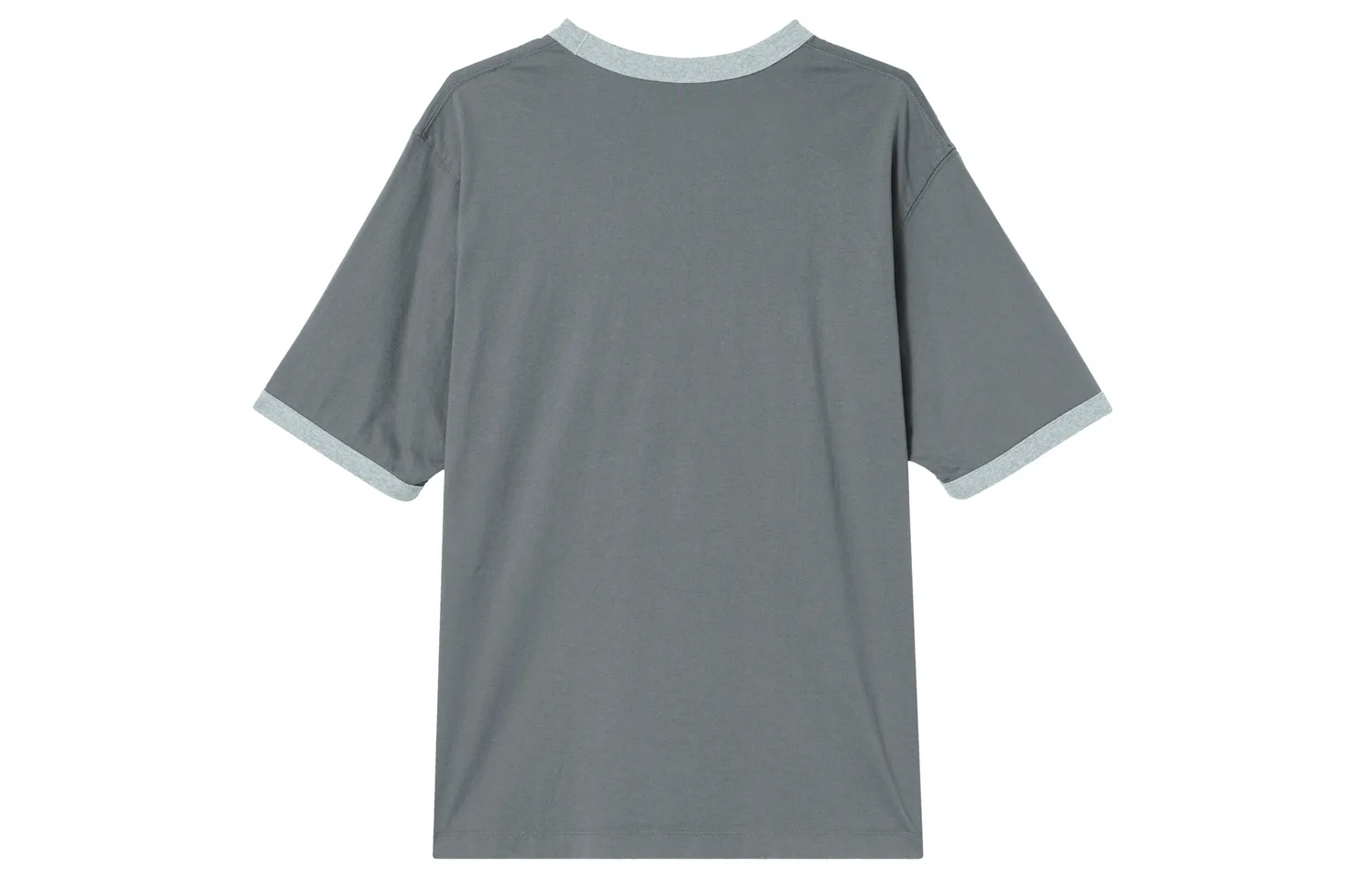 UNIQLO Футболка унисекс темно-серого цвета — фото 3
