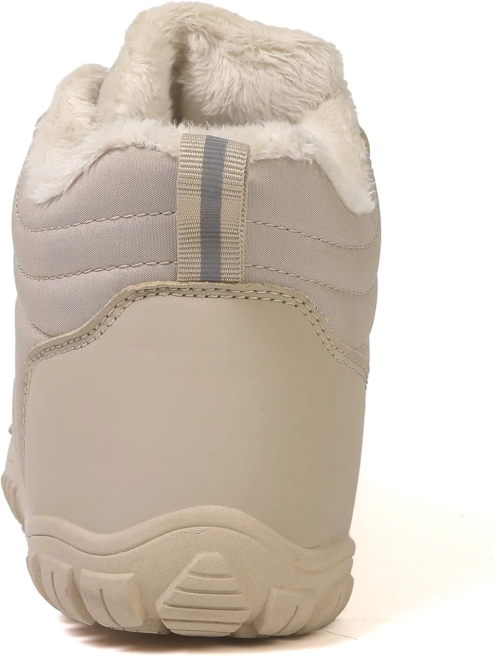 Зимние треккинговые ботинки Peakfootwear, водонепроницаемые, с флисовой подкладкой, нулевым перепадом и противоскользящей подошвой, бежевые — фото 3