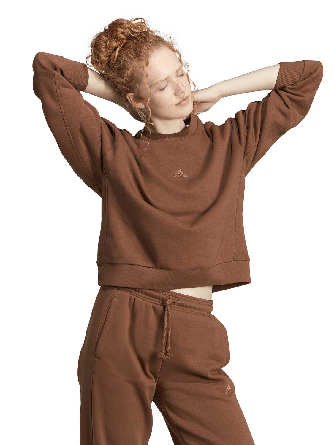 

Блуза Adidas Sportswear ALL SZN Fleece, коричневый