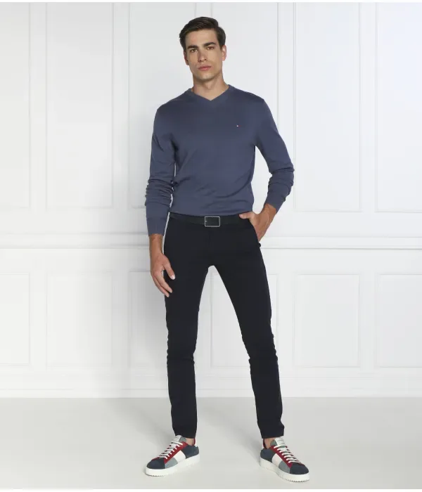 Свитер regular fit Tommy Hilfiger, индиго — фото 2