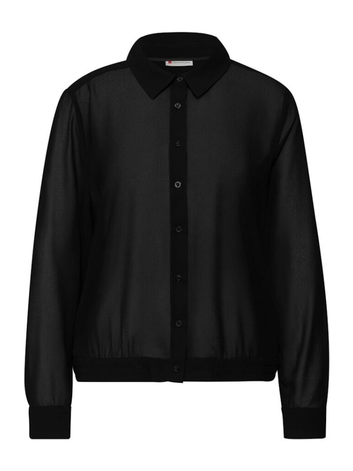 

Блузка с длинными рукавами черного цвета Street One