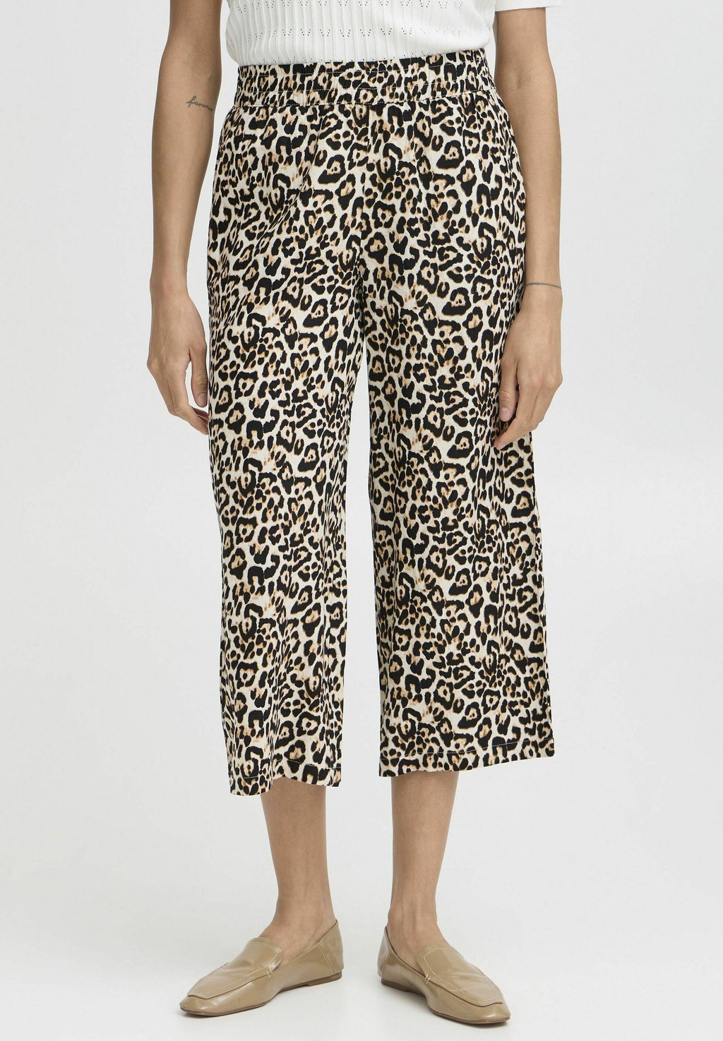 

Брюки BYFalakka b.young by Zalando, цвет Rainy Day Leopard Mix