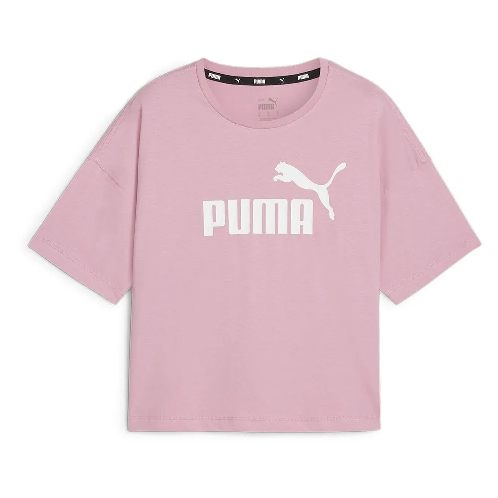 

Футболка Puma ESS Cropped Logo, розовый