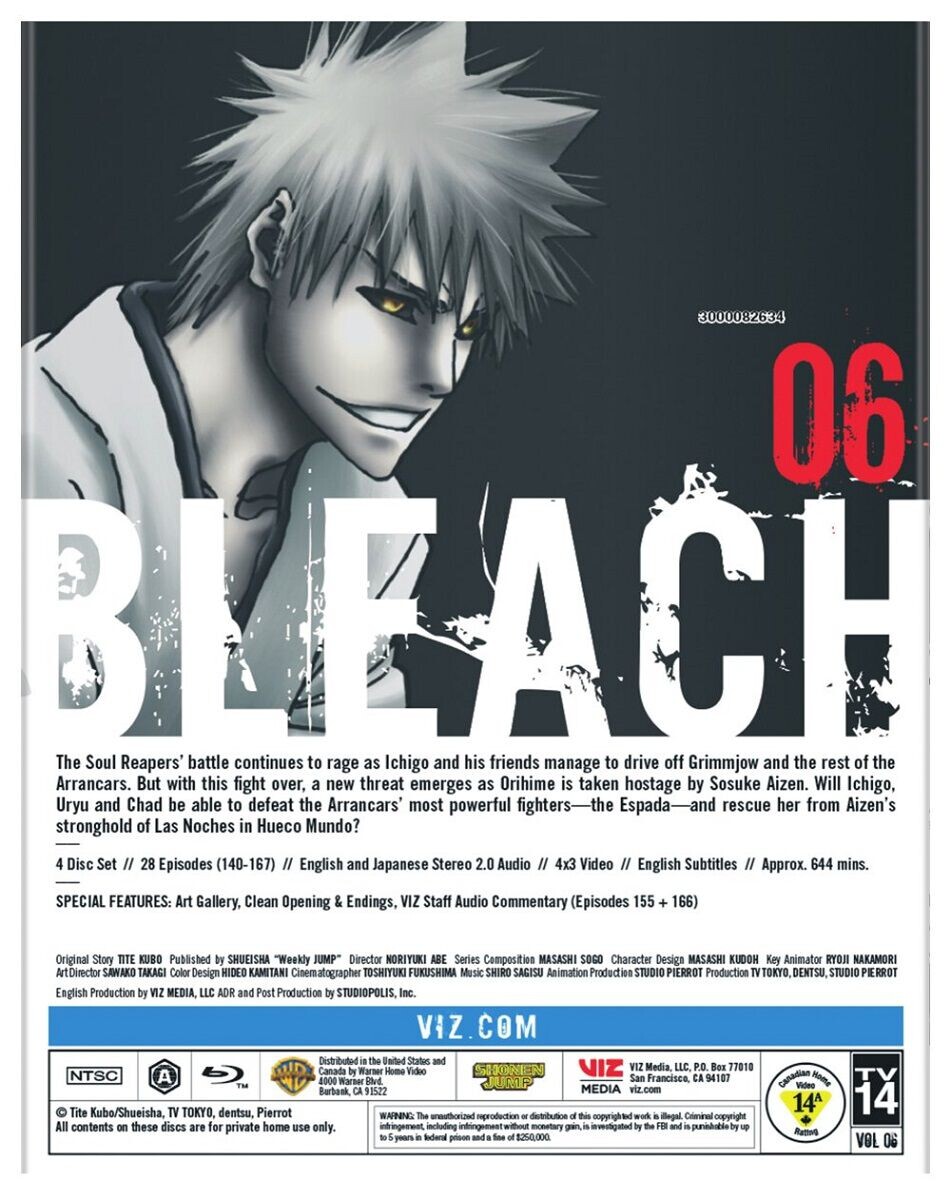 

Blu-Ray диск Bleach Set 6 Blu-ray