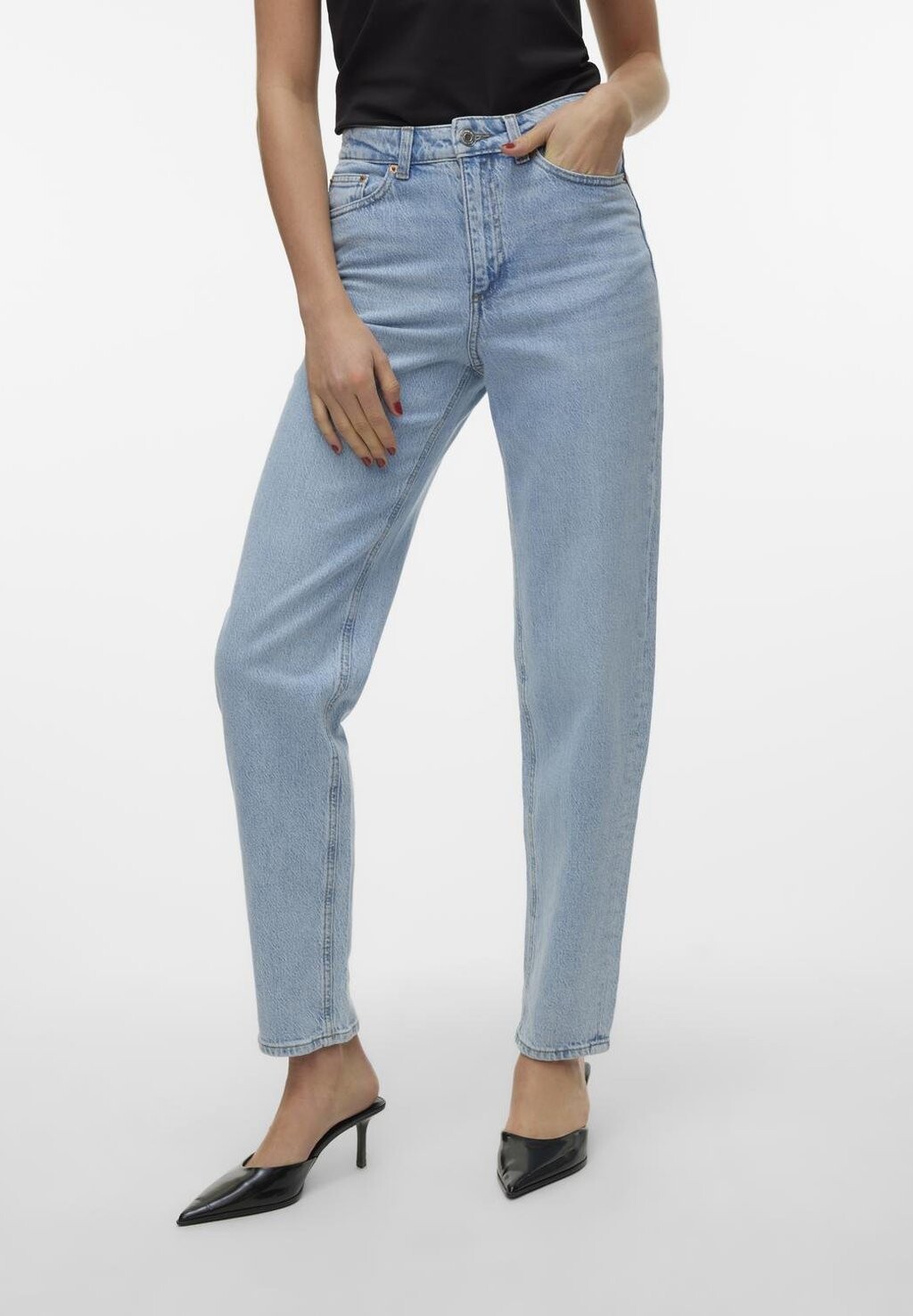 

Джинсы Baggy Vmtessa Mom Jeans Vero Moda, цвет light blue denim