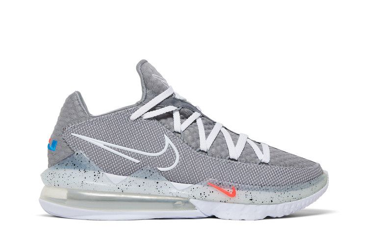 Кроссовки Nike LeBron 17 Low EP 'Particle Grey', серый — фото 2