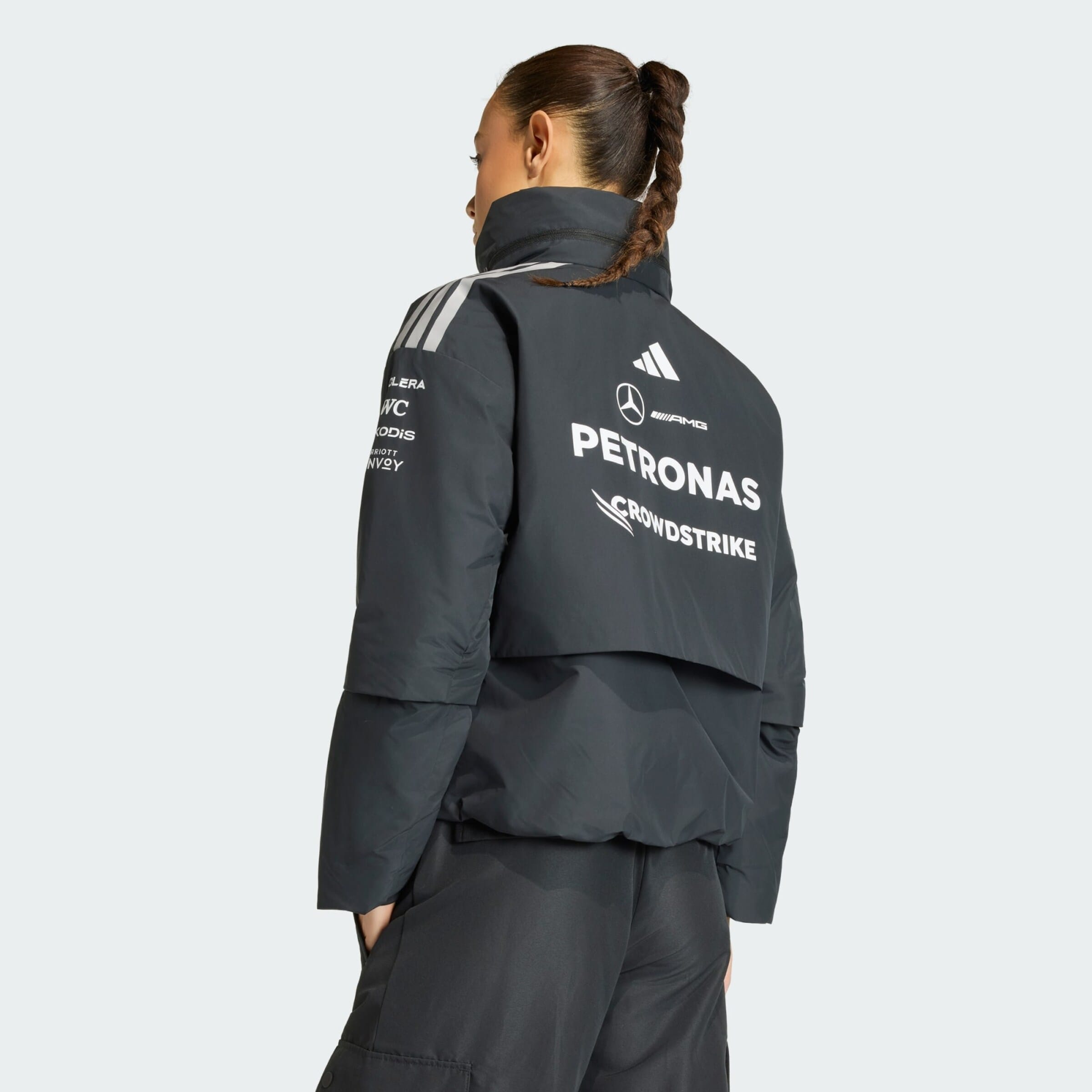 Adidas Performance Спортивная куртка 'Mercedes AMG Petronas Formula 1 Team' в черном цвете — фото 3