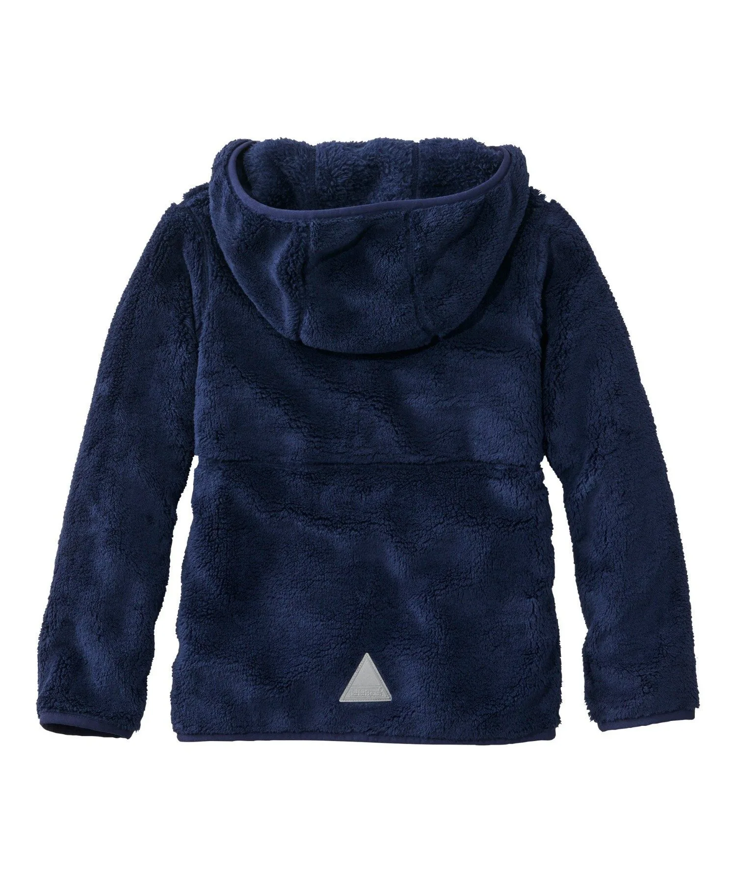Детский пуловер с капюшоном из флиса с высоким ворсом LL Bean L.L.Bean, Bright Navy — фото 4
