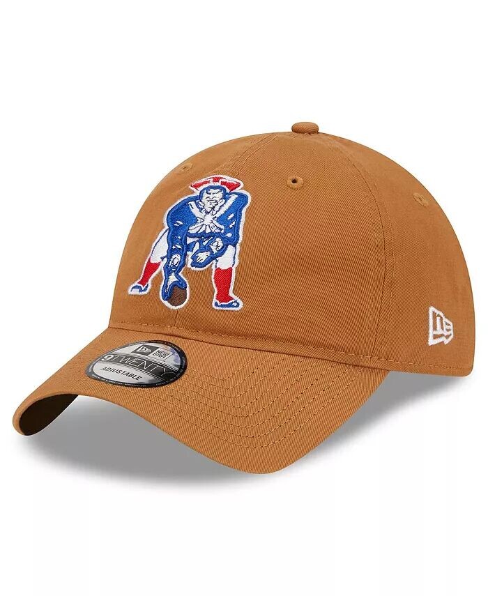 

Мужская коричневая регулируемая кепка New England Patriots Throwback Main Core Classic 2.0 9TWENTY New Era, коричневый