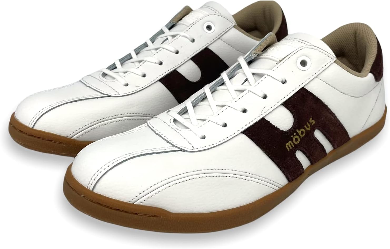 

Унисекс кожаные кроссовки Munster Mobus, белый/коричневый