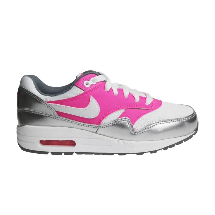 

Кроссовки Nike Air Max 1 GS 'White Pink Pow', белый