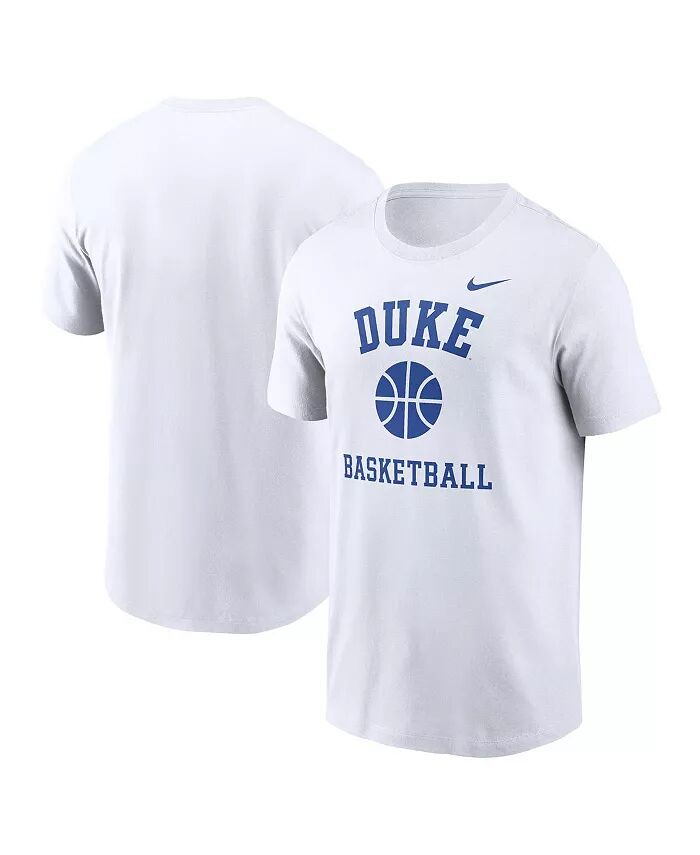 

Мужская белая футболка Duke Blue Devils Basketball Icon Nike