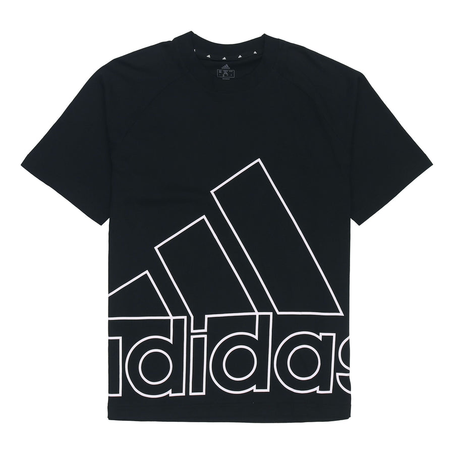 

Футболка adidas Unisex U Big Logo T Printing Round-neck Black, черный