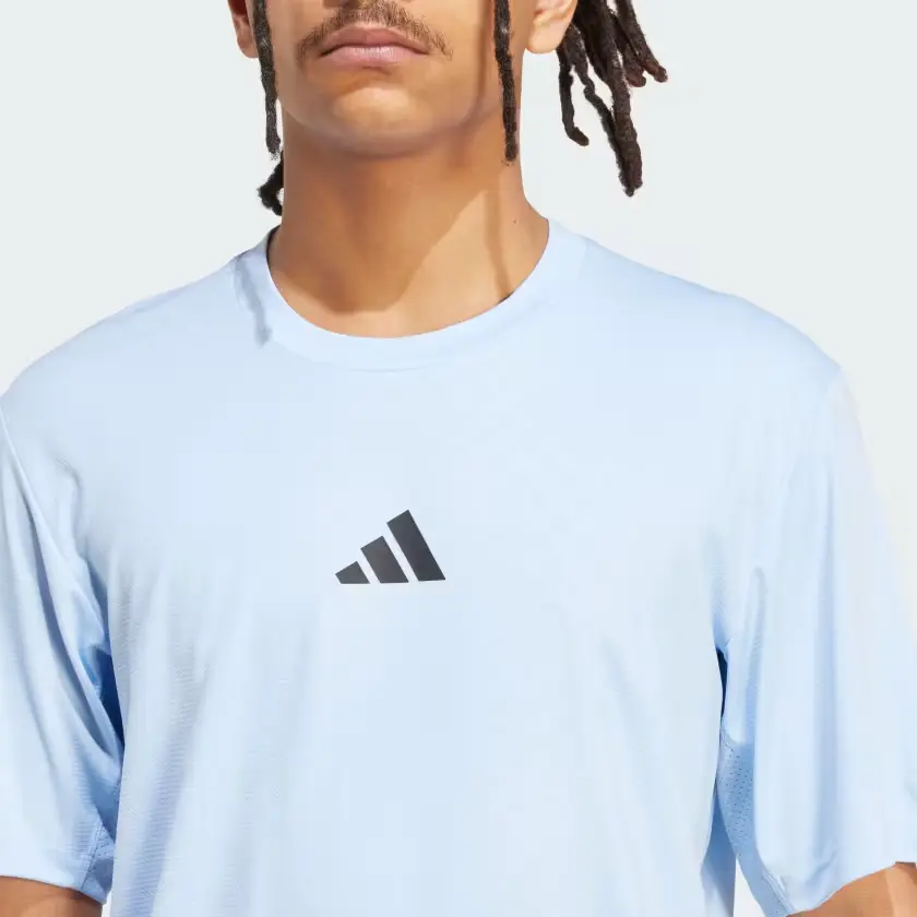 Футболка Power 3 Stripes Adidas, синий — фото 4