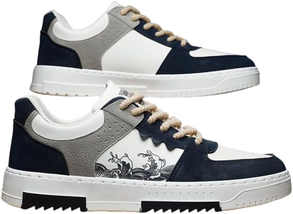 

Модные низкие повседневные кроссовки в стиле ретро, стильный дизайн для весны и осени, модные мужские кроссовки в сочетающихся цветах, на шнуровке, подходят для прогулок на свежем воздухе, в кампусе, прогулок, улицы, пробежек, путешествий Hhhchp...