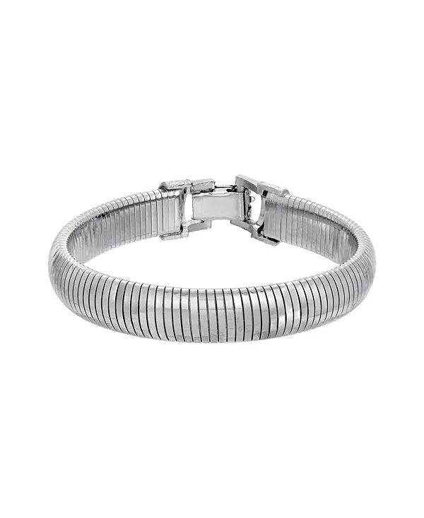 

Браслет из копры серебристого тона с эластичной застежкой 2028, silver