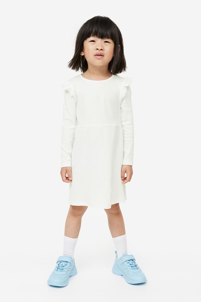 

Платье из джерси в рубчик H&M