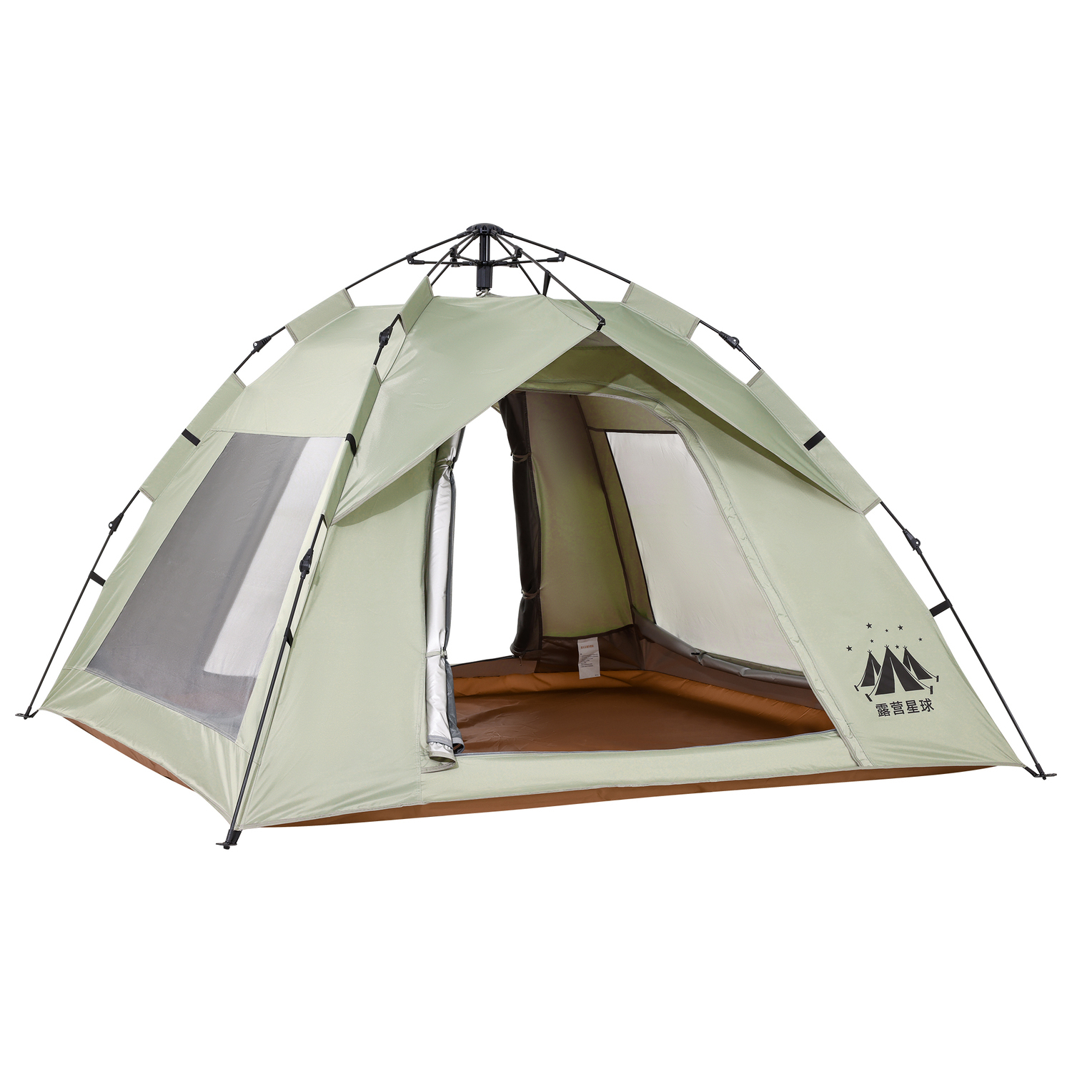 

Палатка Cloud Sand для кемпинга на открытом воздухе складная портативная усиленная автоматическая раскладная тент CAMEL, серебристо-зеленый