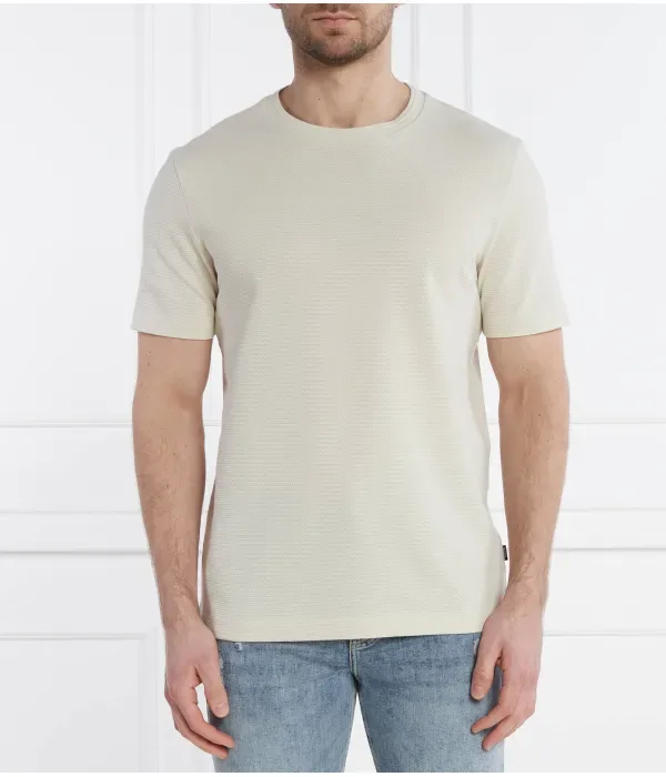 Футболка Тибурт 240 regular fit Boss, экрю