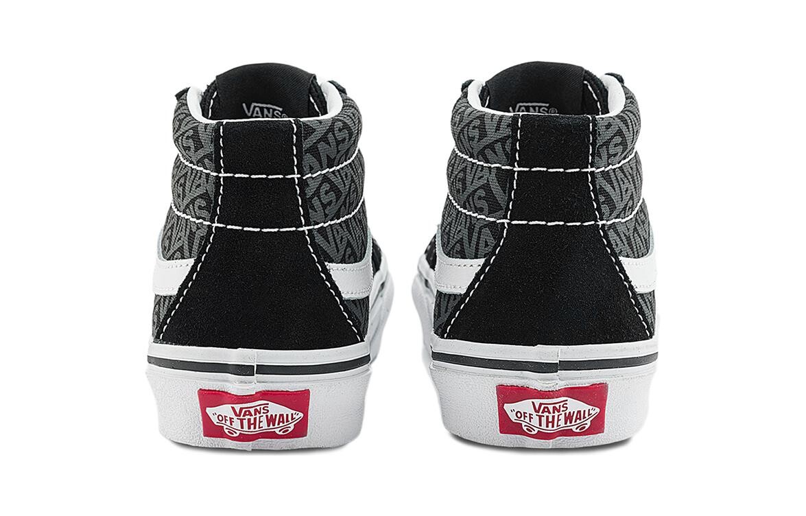 Детские кроссовки для скейтбординга Vans SK8 PS, Black/Gray — фото 4
