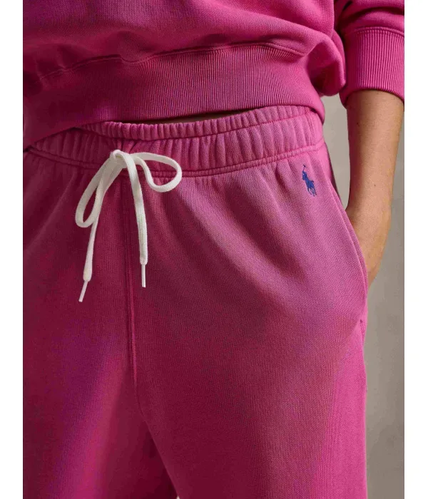 Спортивные штаны relaxed fit Polo Ralph Lauren, розовый — фото 4