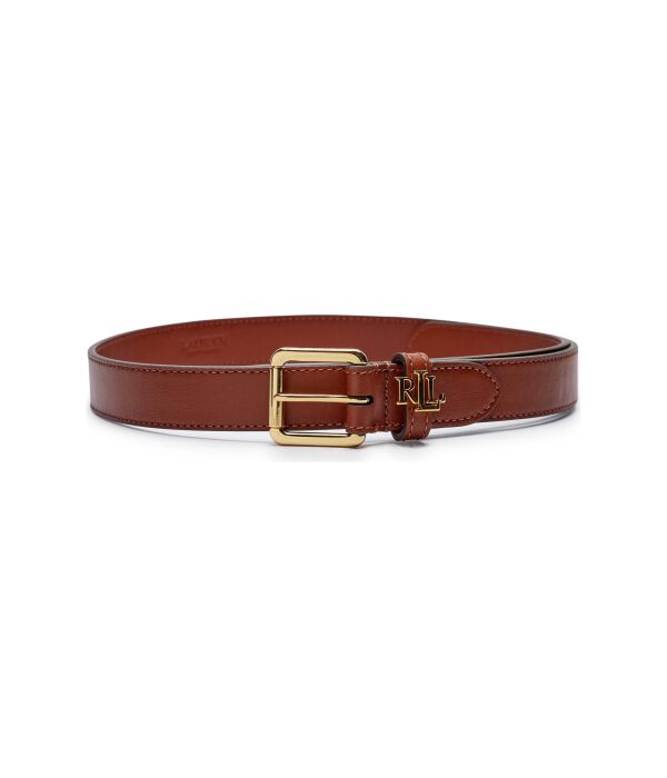 

Ремень кожаный Lauren Ralph Lauren, коричневый
