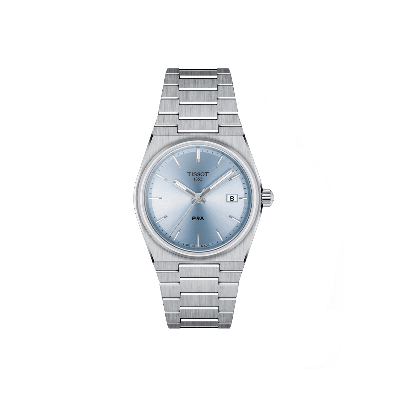 

Часы Tissot PRX 35 мм, арт. T137.210.11.351.00, серый/светло-голубой
