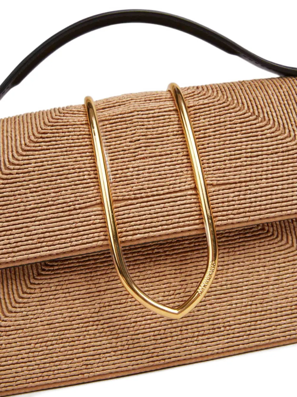 Сумка-тоут La Pochette Rond Carre Jacquemus, бежевый — фото 4
